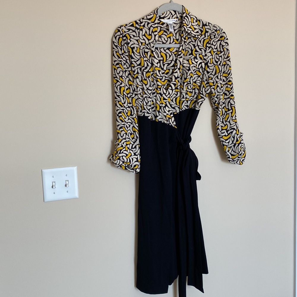 Diane Von Furstenburg Silk Wrap Dress